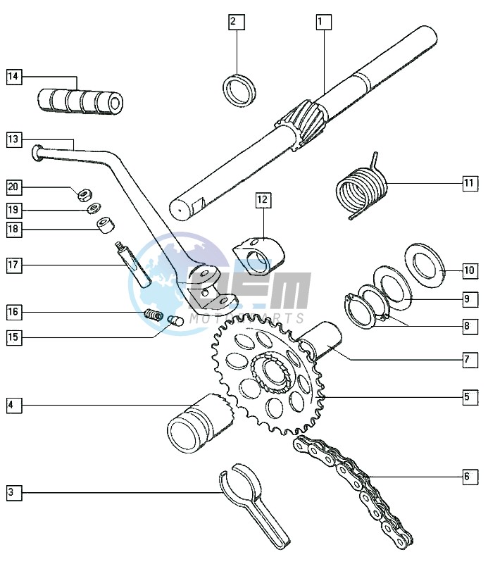 Starter mechanism