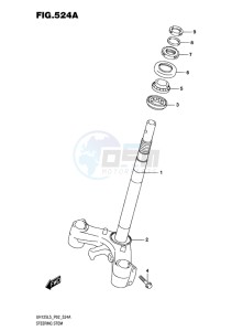 UH125 BURGMAN EU drawing STEERING STEM