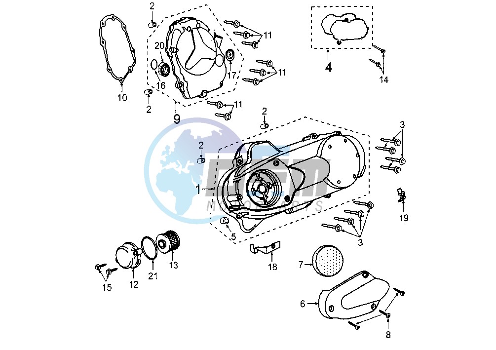 CRANKCASE COVER