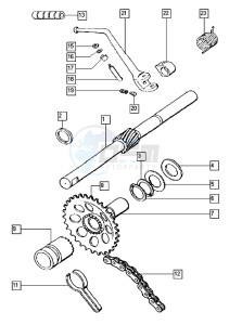 STREETMATE_25-45kmh_K8-L0 50 K8-L0 drawing Starter mechanism