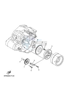 XTZ125E XTZ125 (1SBM) drawing STARTER CLUTCH