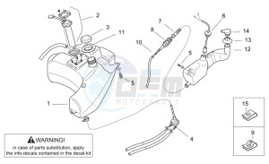 SR 50 H2O drawing Oil and fuel tank