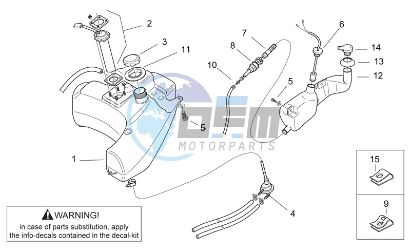 Oil and fuel tank