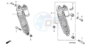 CB13009 Europe Direct - (ED / MME TWO) drawing REAR CUSHION