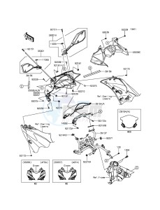 NINJA_250SL BX250AFF XX (EU ME A(FRICA) drawing Cowling