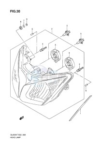 DL 650 V-STROM EU-UK drawing HEADLAMP