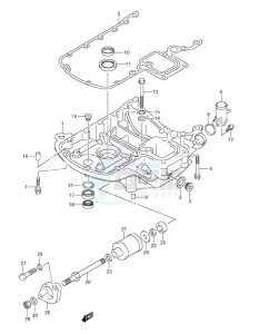 DF 90 drawing Engine Holder (S/N 680685 & Older)