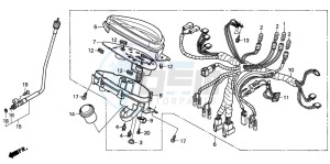 SH100 drawing SPEEDOMETER