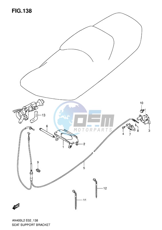 SEAT SUPPORT BRACKET