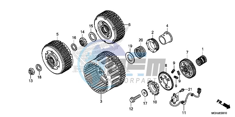 CLUTCH (VFR1200XD/XDA/XDS)