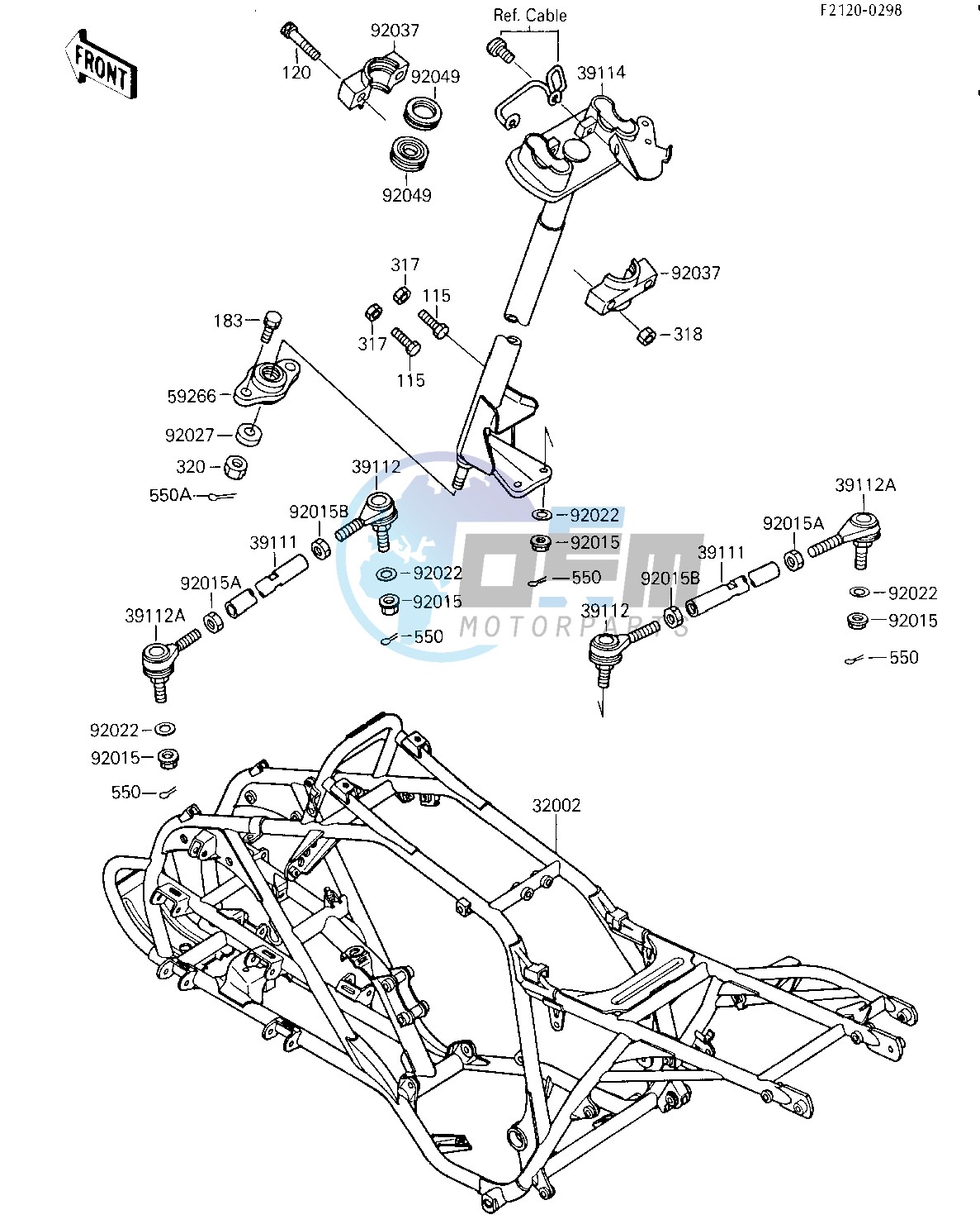 FRAME_STEERING -- KSF250-A1- -