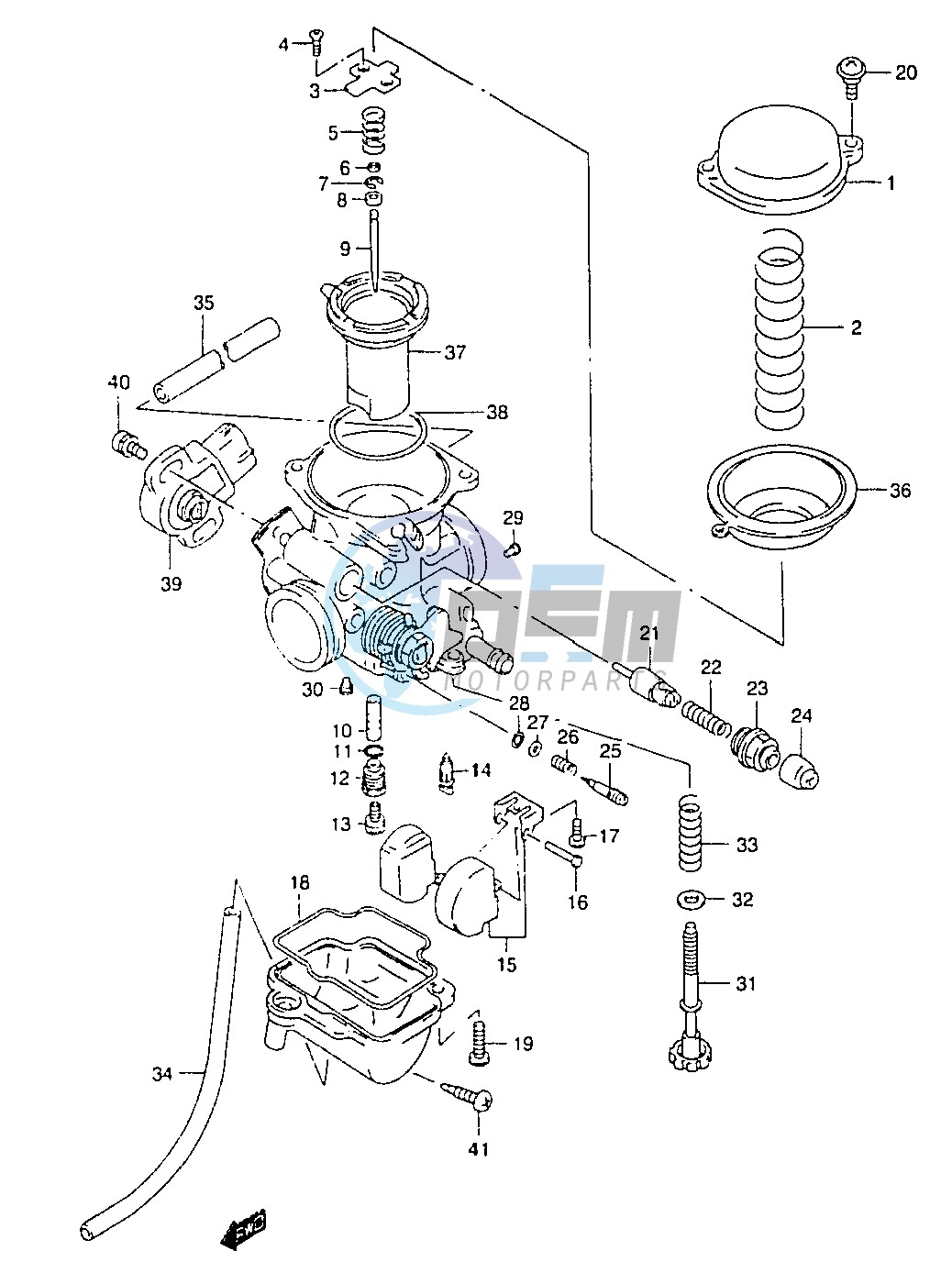 CARBURETOR (MODEL Y)