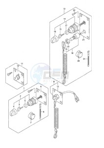 DF 25 V-Twin drawing Switch Remote Control