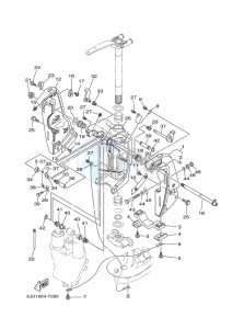 F225HETX drawing FRONT-FAIRING-BRACKET