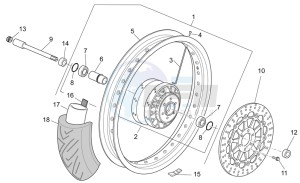 V7 Special 750 drawing Front wheel I