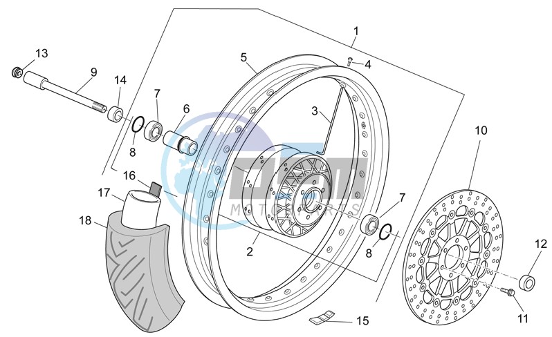 Front wheel I