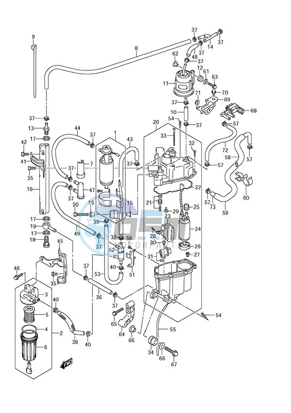 Fuel Pump/Fuel Vapor Separator