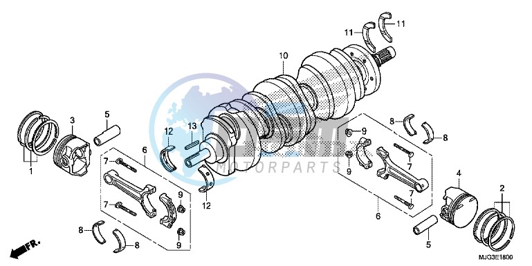 CRANKSHAFT/ PI STON