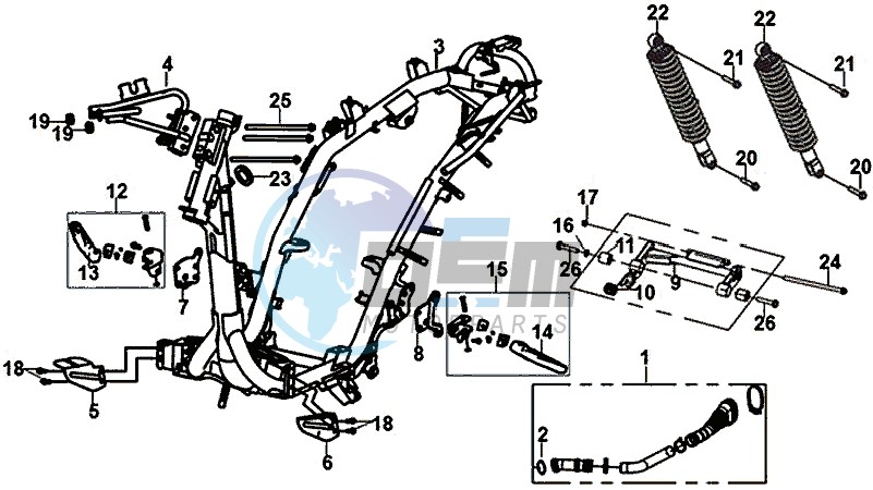 CABLE SWITCH HANDLE LEVER