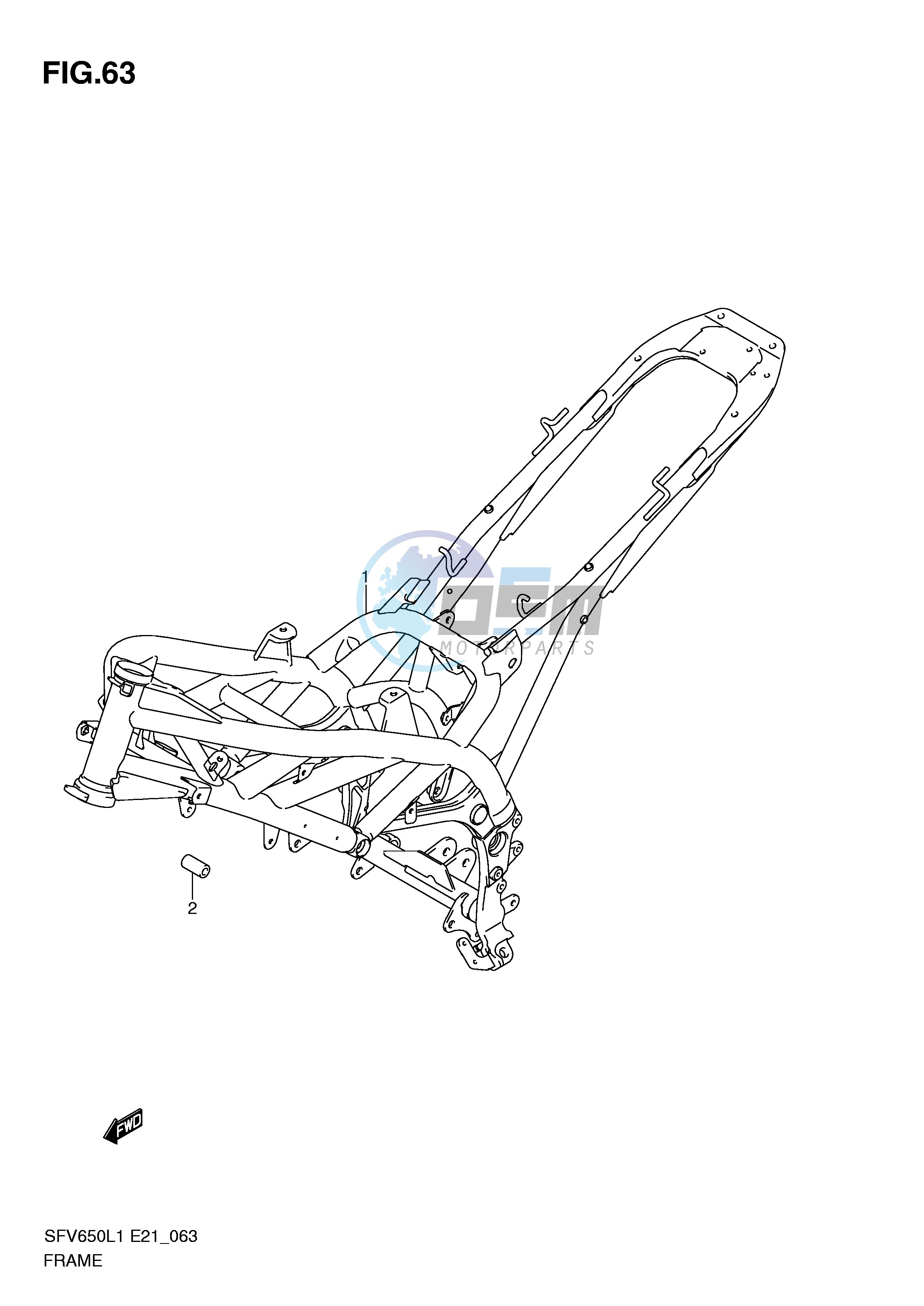 FRAME (SFV650UAL1 E21)