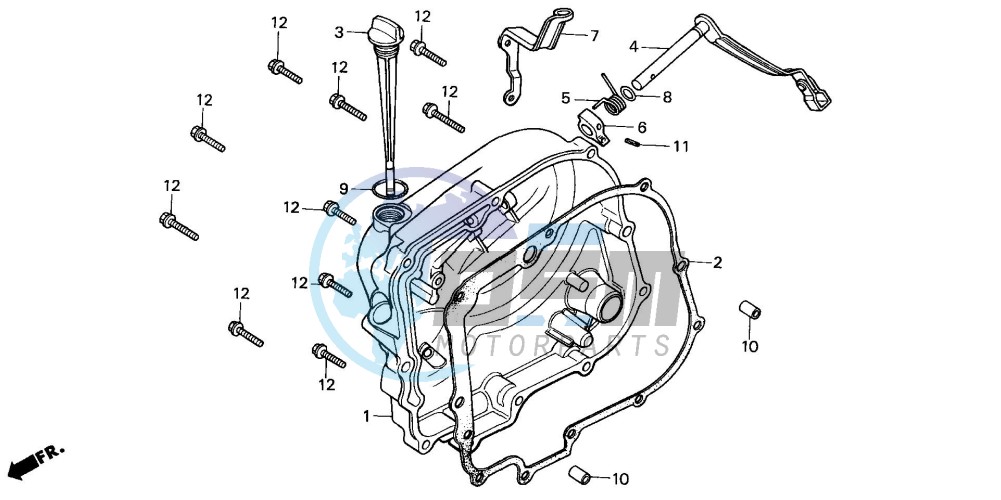 RIGHT CRANKCASE COVER