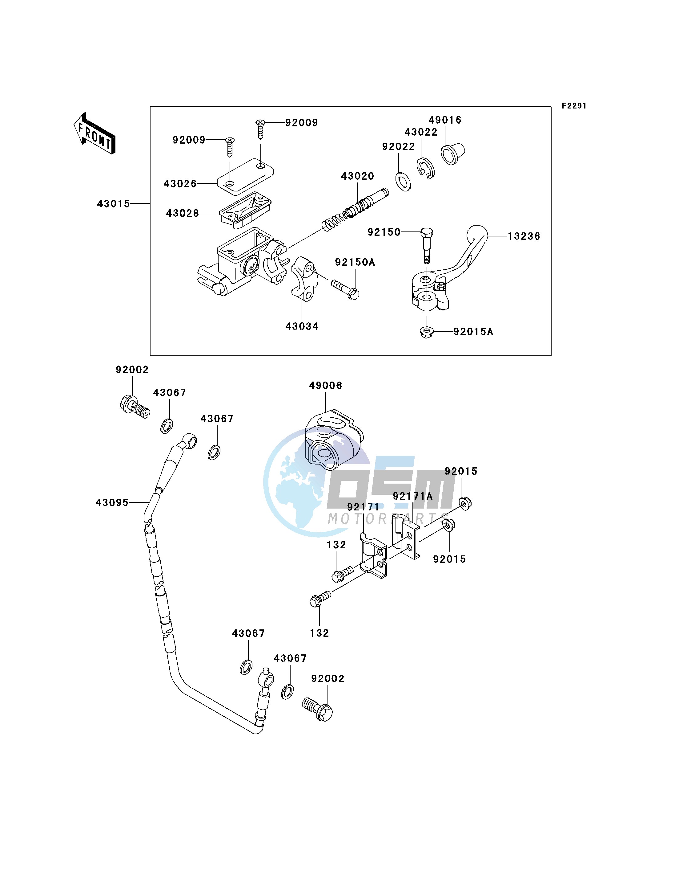 FRONT MASTER CYLINDER