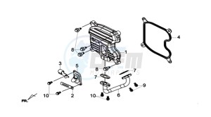 JOYMAX Z 300I ABS (L9) EU drawing CYLINDER HEAD COVER