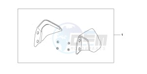 CBF1000T drawing KNUCKLE VISOR