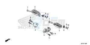 CRF450XE CRF450R Europe Direct - (ED) drawing STEP