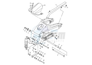 YZF R1 1000 drawing REAR ARM