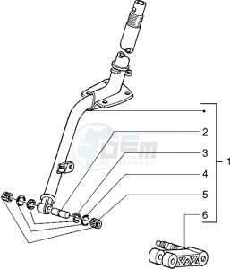 Sfera RST 50 drawing Steering column