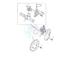 YN F NEO'S 4 50 drawing FRONT BRAKE CALIPER