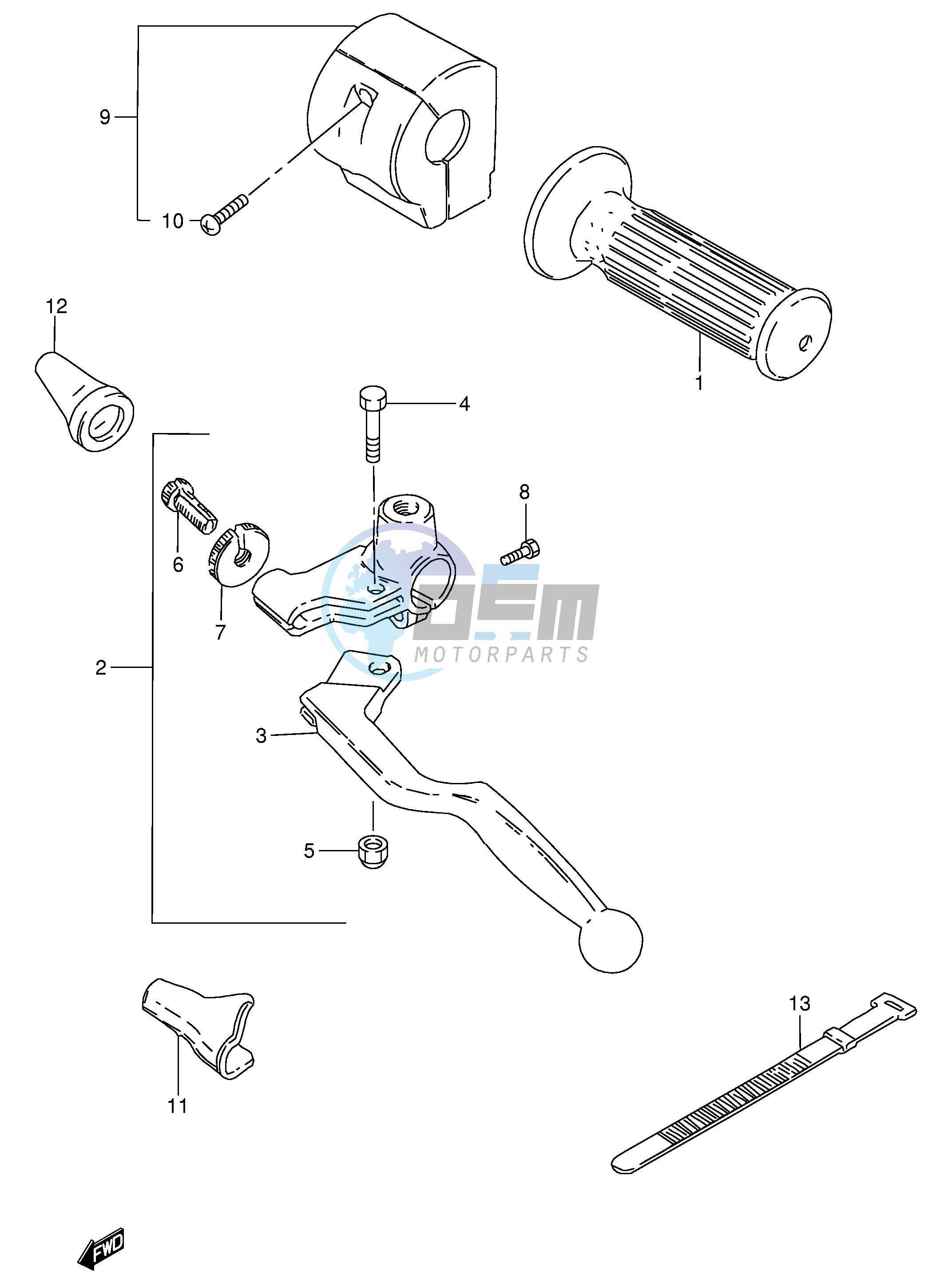 LEFT HANDLE SWITCH