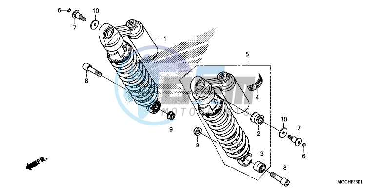 REAR CUSHION (CB1100NA/ NAD)