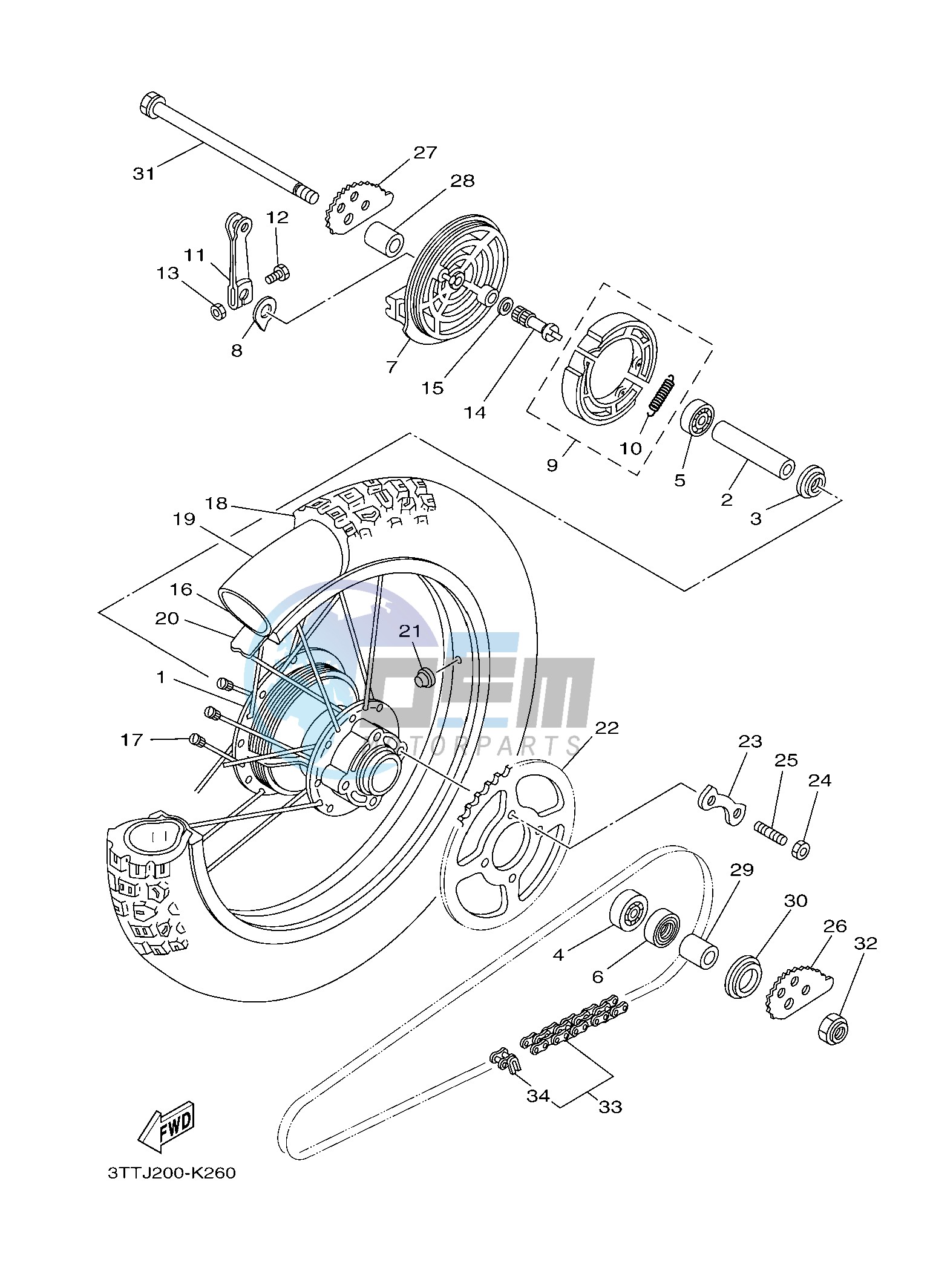 REAR WHEEL