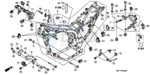 XL700V9 UK - (E / MKH SPC) drawing FRAME BODY