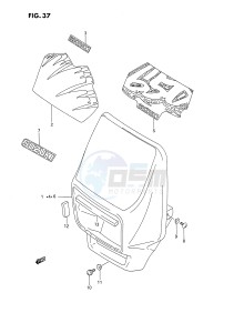 DR650 (E4) drawing HEADLAMP HOUSING