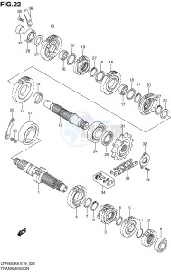 LT-R450 (E19) drawing TRANSMISSION (MODEL K6 K7)