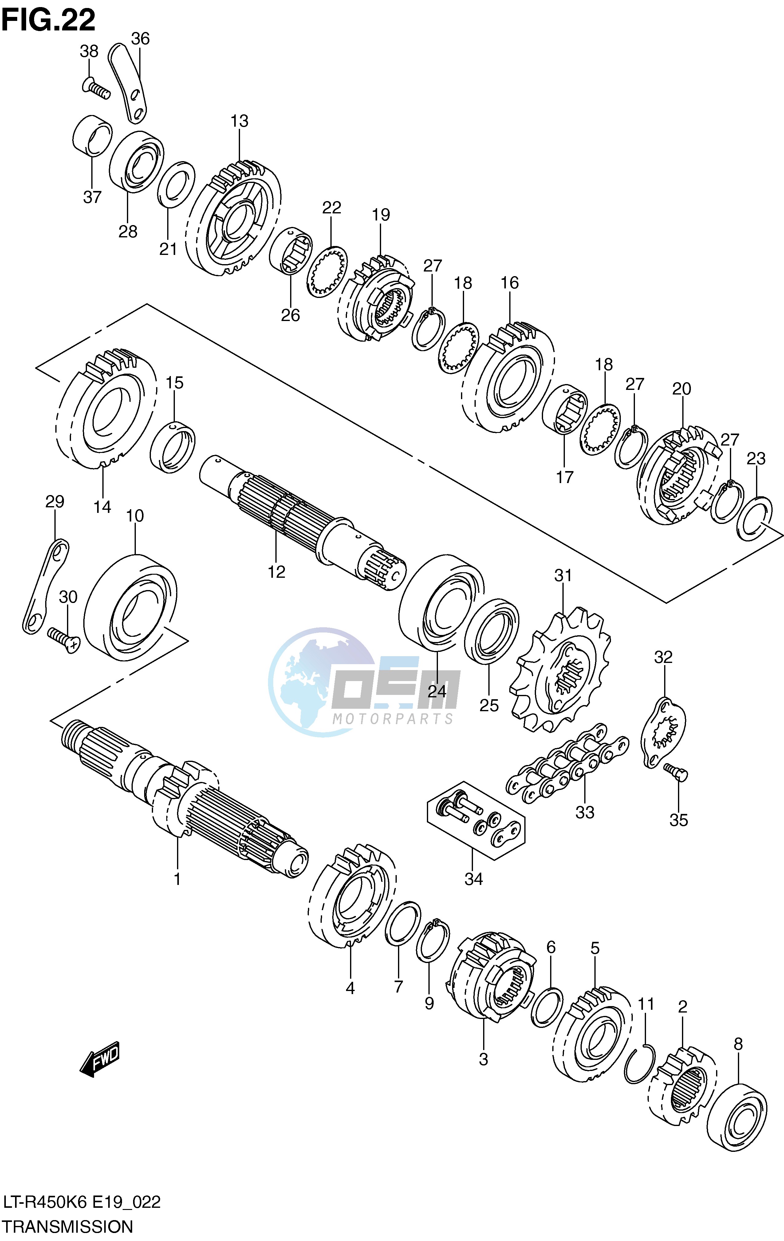 TRANSMISSION (MODEL K6 K7)