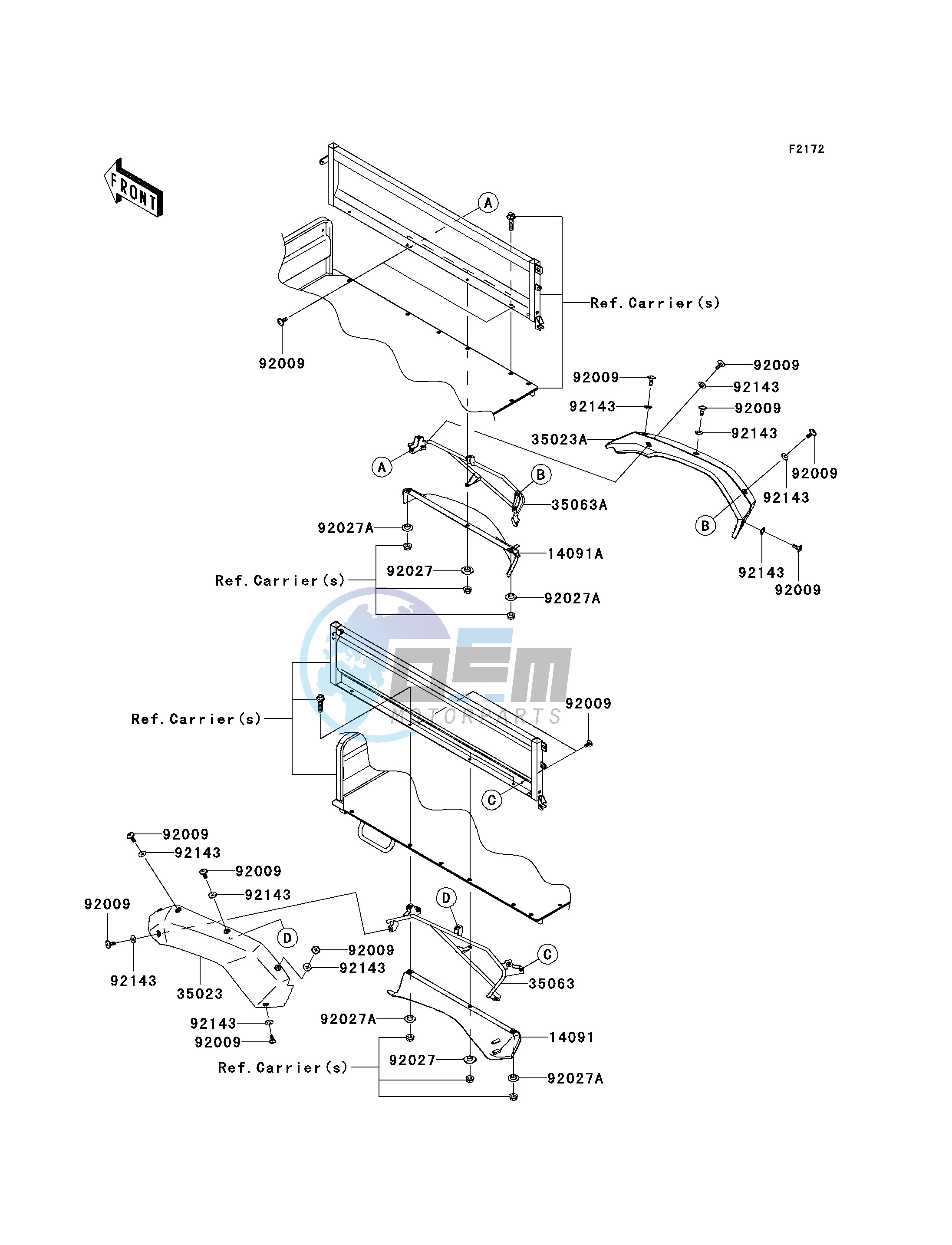 REAR FENDER-- S- -