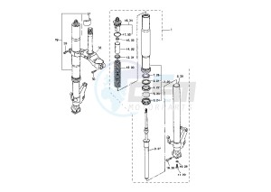 YZF R1 1000 drawing FRONT FORK