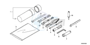 TRX500FED TRX500FE Europe Direct - (ED) drawing TOOLS