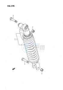 RM80 (E24) drawing REAR SHOCK ABSORBER (MODEL L)