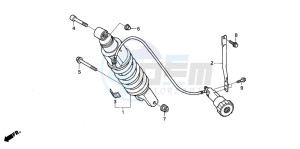 ST1300 drawing REAR CUSHION