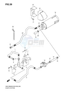 GSX-R600 (E3-E28) drawing EVAPO SYSTEM (E33)