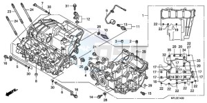 CBR1000RAA France - (F / ABS CMF HRC) drawing CRANKCASE