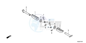 NSC110MPDE NSC110MPDE UK - (E) drawing PILLION STEP