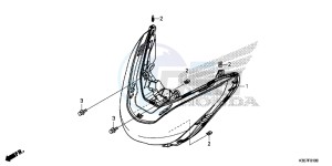 WW125EX2F PCX125 - WW125 UK - (E) drawing HEADLIGHT