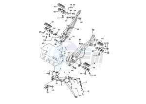 TDM 900 drawing STAND-FOODREST