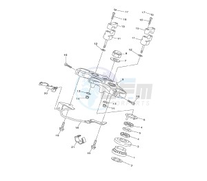 XJ6-S DIVERSION ABS 600 drawing STEERING